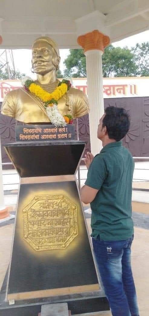 Tribute at Dr. Ambedkar statue